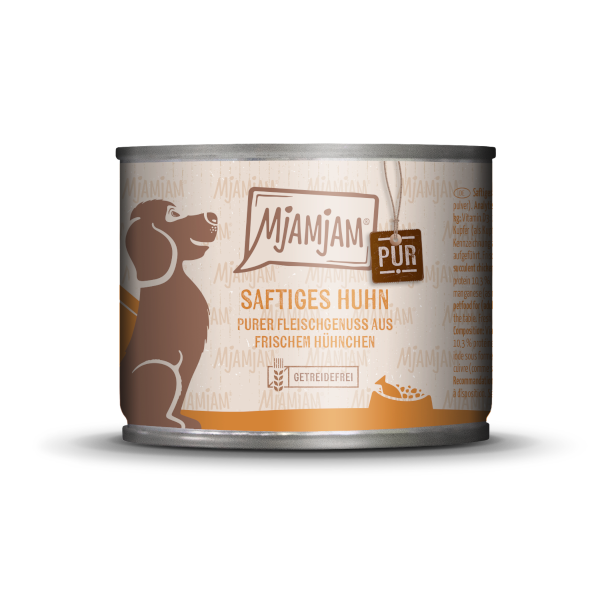 Mjamjam Hund Saftiges Huhn pur - 2